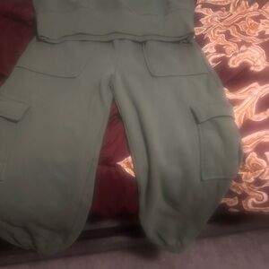 Fashion Nova Olive Cargo Jogger Pants for Women